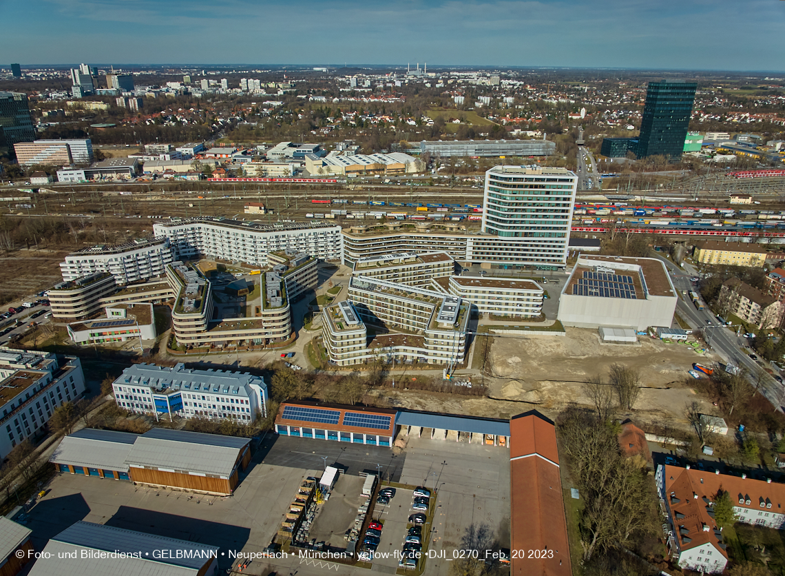 20.02.2023 - Copterfotos und Luftbilder von Berg am Laim